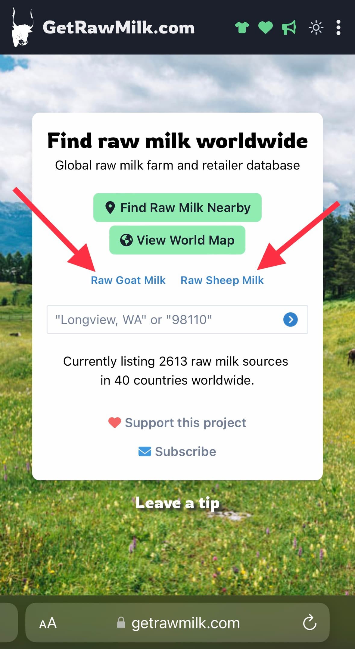 GetRawMilk.com version 3.0 is LIVE