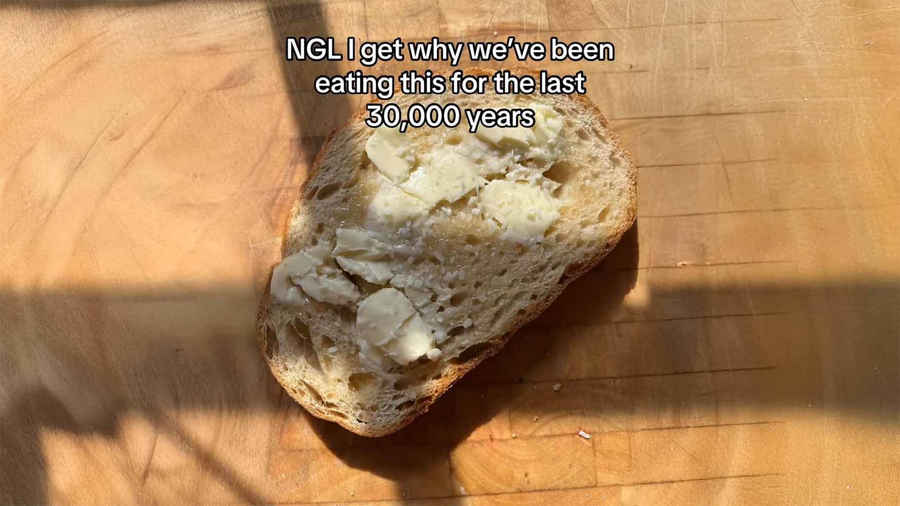 Timeline of bread, butter, and cheese