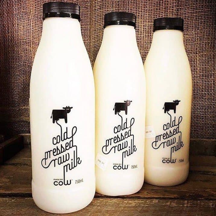 Cold-pressed milk is not raw milk