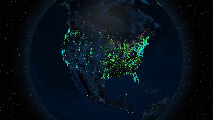 3D raw milk globe and map positioning updates