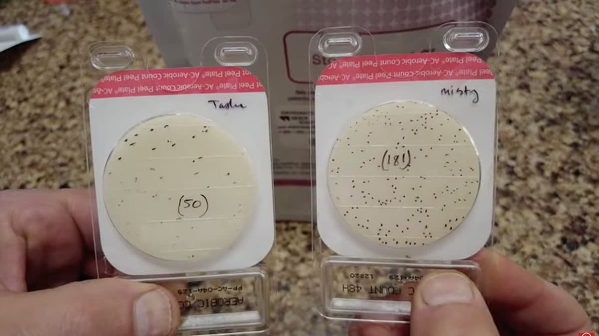 Watch a raw milk farmer test their goat milk