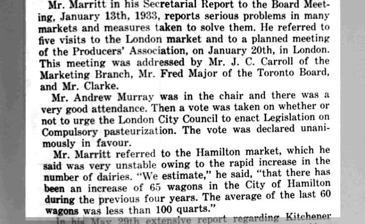 The Introduction of Mandatory Pasteurization in Canada The Introduction of Mandatory Pasteurization in Canada