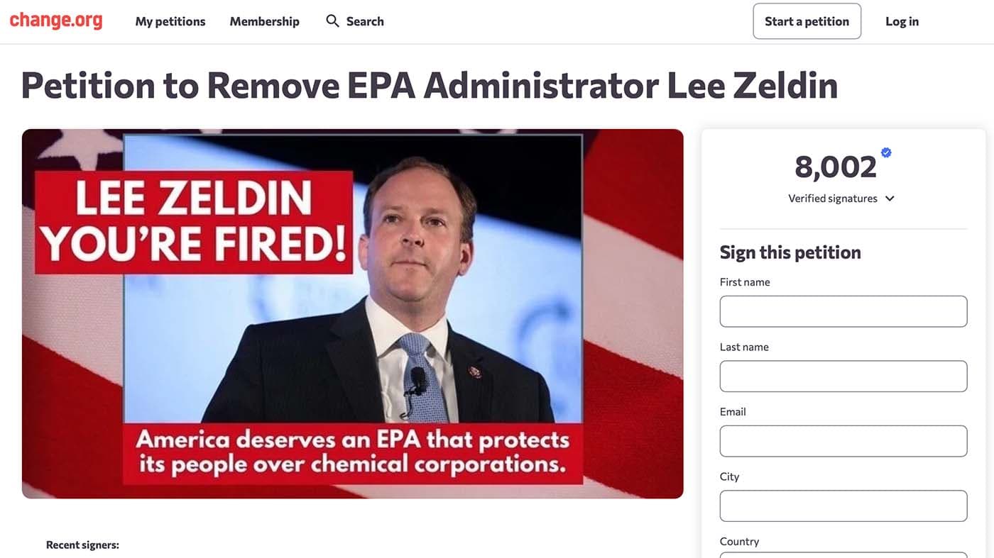 MAHA calls for departure of Trump’s EPA head MAHA calls for departure of Trump’s EPA head