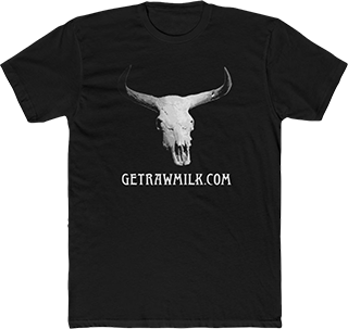 Get Raw Milk photographic aurochs shirt